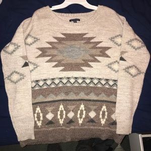 American eagle tribal sweater